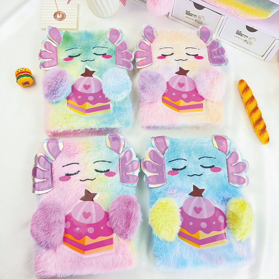 A5 armas Monster Diary plüüsis märkmik A5 armas Monster Diary plüüsis märkmik