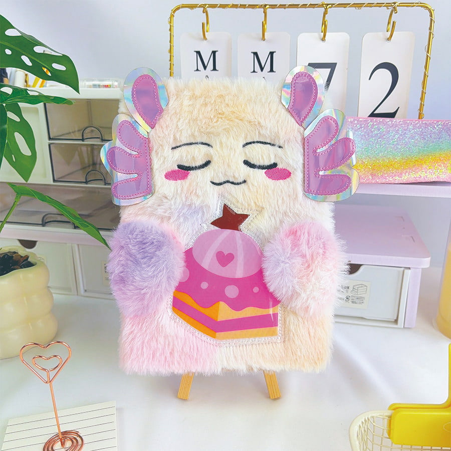 A5 armas Monster Diary plüüsis märkmik