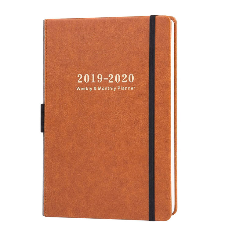 2021 Custom Agenda Planner nahast märkmik